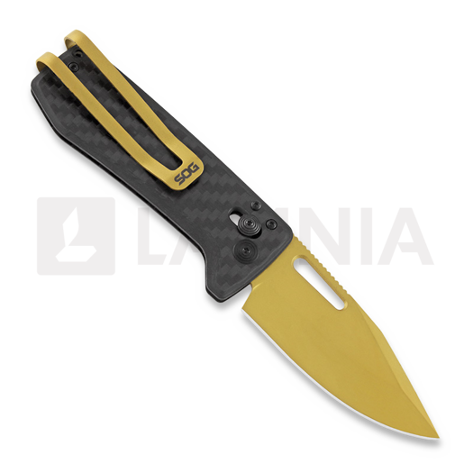 SOG Ultra XR Carbon Fiber Gold sulankstomas peilis SOG-12-63-02-57
