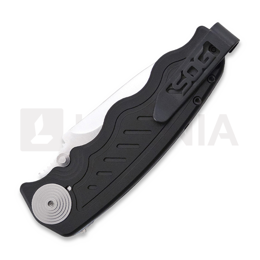 SOG Zoom Mini A/O Aluminum Satin foldekniv SOGZM1001BX