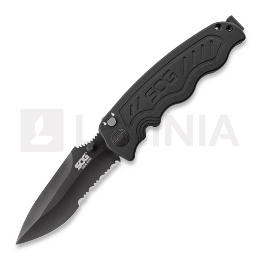 Skladací nôž SOG Zoom Mini Black Part Serr A/O SOG00234