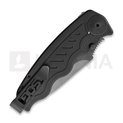 Coltello pieghevole SOG Zoom Mini Black Part Serr A/O SOG00234