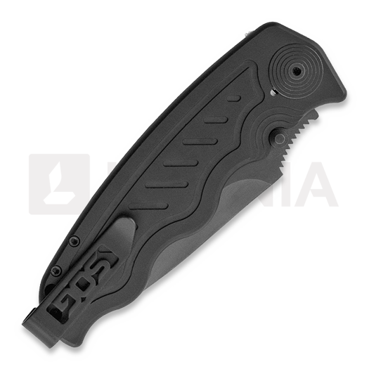 SOG Zoom Part Serrated Black A/O sulankstomas peilis SOG00236