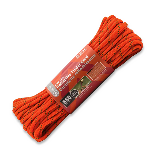 SOL Fire Lite™ Tinder Cord 550 Grade, 50 ft