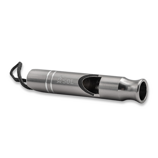 SOL Metal Rescue Whistle, 2 Pack