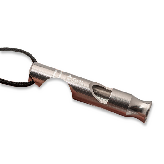 SOL Metal Rescue Whistle, 2 Pack