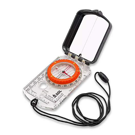 SOL Sighting Compass with Mirror