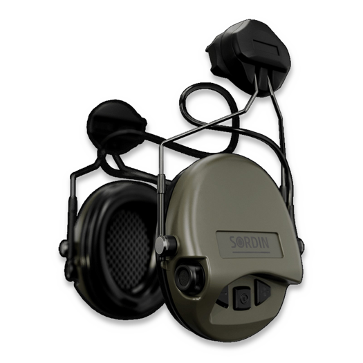 Protetores auriculares Sordin Supreme Mil AUX ARC, verde 72308-06-S