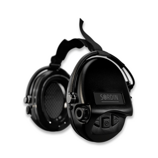 Sordin Supreme Mil AUX Neck ausinės, black 76308-04-S