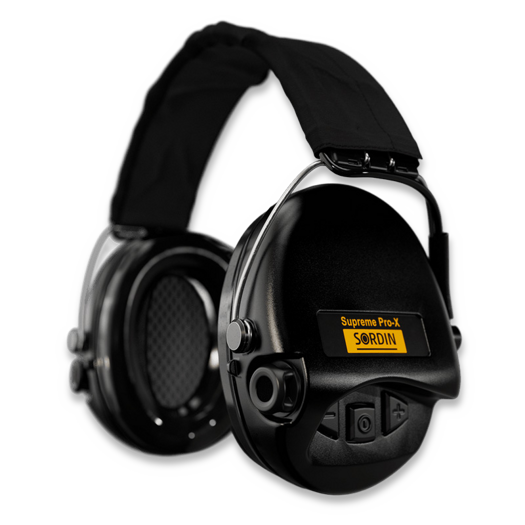 Nauszniki Sordin Supreme Pro-X, Hear2, Black band, czarny 75302-X-02-S