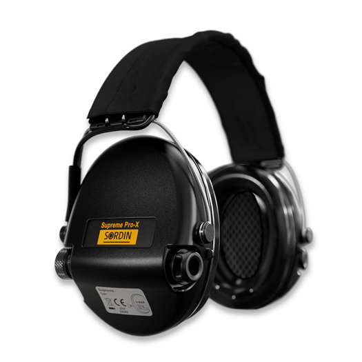 Sordin Supreme Pro-X kuulosuojaimet, Hear2, Black band, musta 75302-X-02-S