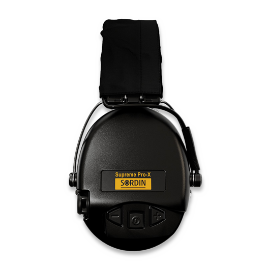 Sordin Supreme Pro-X 耳套, Hear2, Black band, 黑色 75302-X-02-S