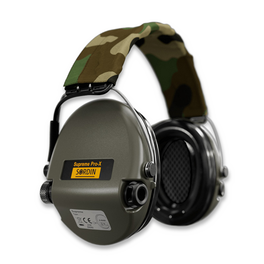 Sordin Supreme Pro-X 耳套, Hear2, Camo band, 綠色 75302-X-S