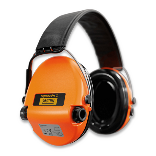 Активні навушники Sordin Supreme Pro-X, Hear2, Leather band, Ember 75302-XL-14-S