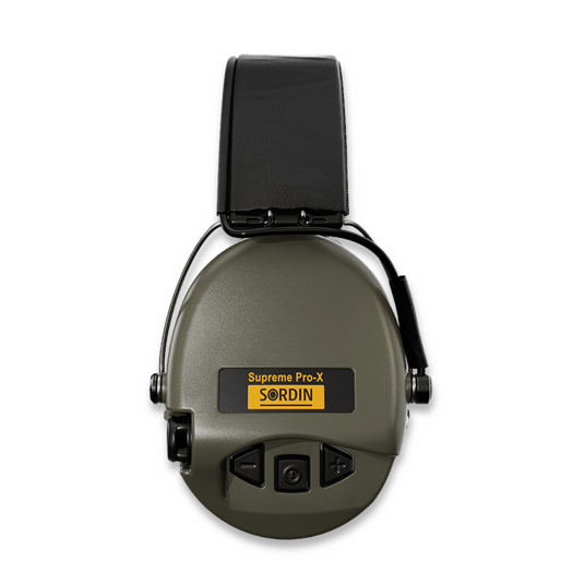 Активні навушники Sordin Supreme Pro-X, Hear2, Leather band, vihreä 75302-XL-S