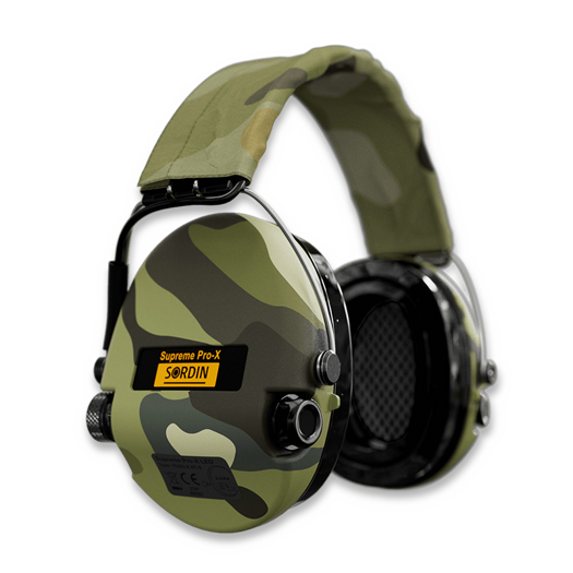 Sordin Supreme Pro-X LED 耳あて, Hear2, Camo band, GEL, Camo 75302-X-08-S