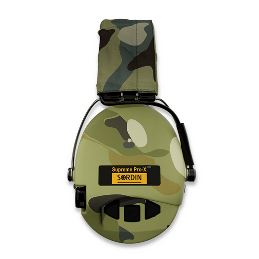 Sordin Supreme Pro-X LED 耳あて, Hear2, Camo band, GEL, Camo 75302-X-08-S