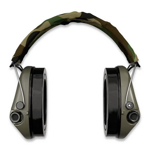 Ausu aizsargi Sordin Supreme Pro-X LED, Hear2, Camo band, GEL, zaļš 75302-X-07-S