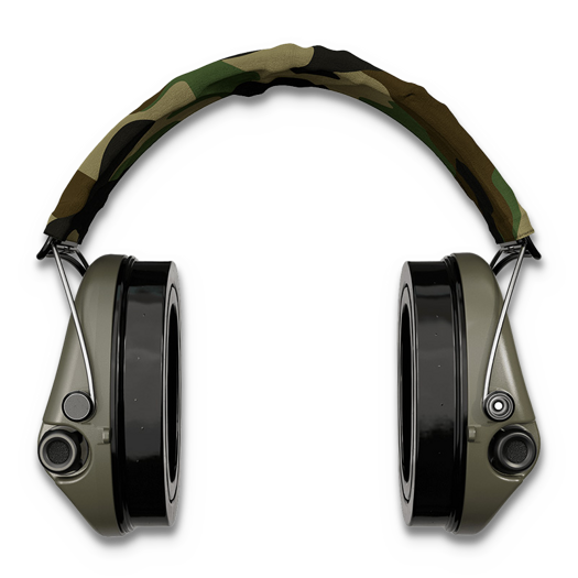 Sordin Supreme Pro-X LED Ohrenschützer, Hear2, Camo band, GEL, green, B-Stock 75302-X-07-S-BSC