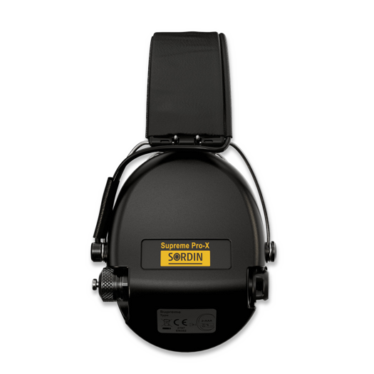 Sordin Supreme Pro-X LED, Hear2, Leather band, GEL, nero 75302-X-13-S