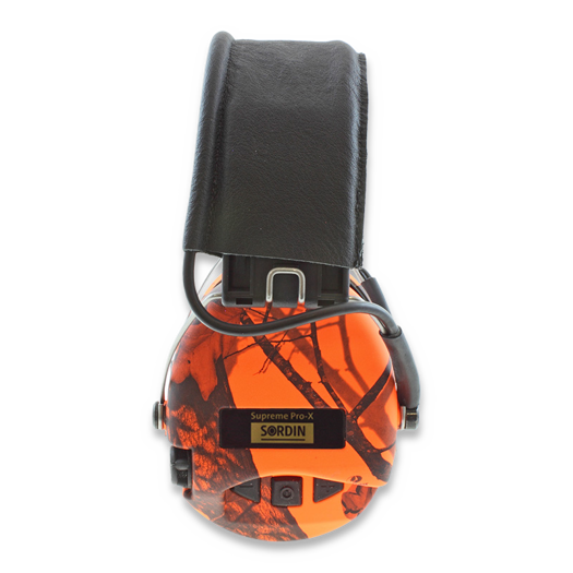 Активні навушники Sordin Supreme Pro-X LED, Hear2, Leather band, GEL, Orange Camo 75302-X-09-S
