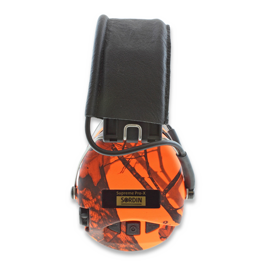 Антифони Sordin Supreme Pro-X LED, Hear2, Leather band, GEL, Orange Camo 75302-X-09-S