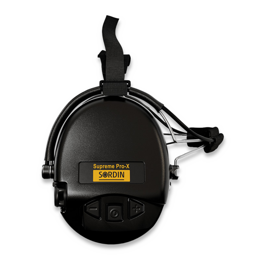 Sordin Supreme Pro-X Neckband 耳あて, Hear2, 黒 76302-X-02-S