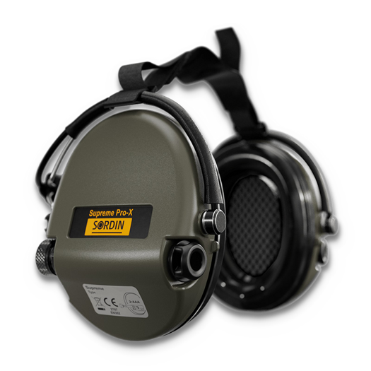 Sordin Supreme Pro-X Neckband, Hear2, green, B-Stock 76302-X-S-BSAB1