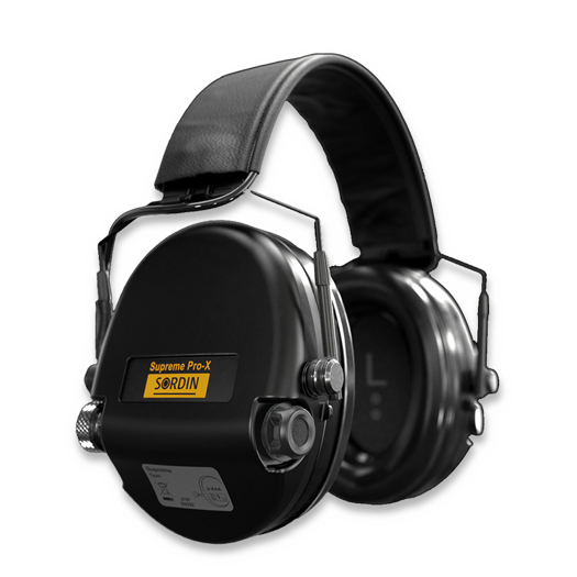 Sordin Supreme Pro-X SFA Slim HB Black 74502-04-S