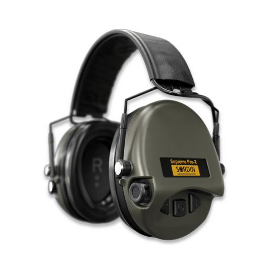 Προστατευτικά ακοής Sordin Supreme Pro-X SFA Slim HB Green 74502-06-S