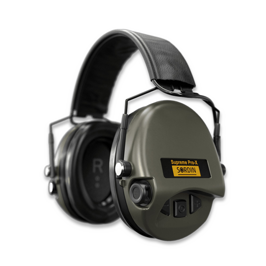 Sordin Supreme Pro-X SFA Slim HB Green מחממי אוזניים 74502-06-S