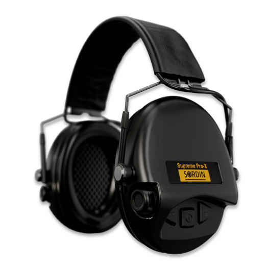 Sordin Supreme Pro-X Slim, Hear2, Leather band, 검정 74302-XL-02-S