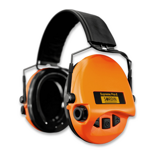 Sordin Supreme Pro-X Slim, Hear2, Leather band, Ember 74302-XL-14-S