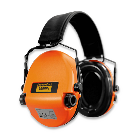 Sordin Supreme Pro-X Slim, Hear2, Leather band, Ember 74302-XL-14-S