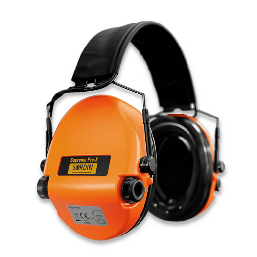 Sordin Supreme Pro-X Slim, Hear2, Leather band, Ember 74302-XL-14-S