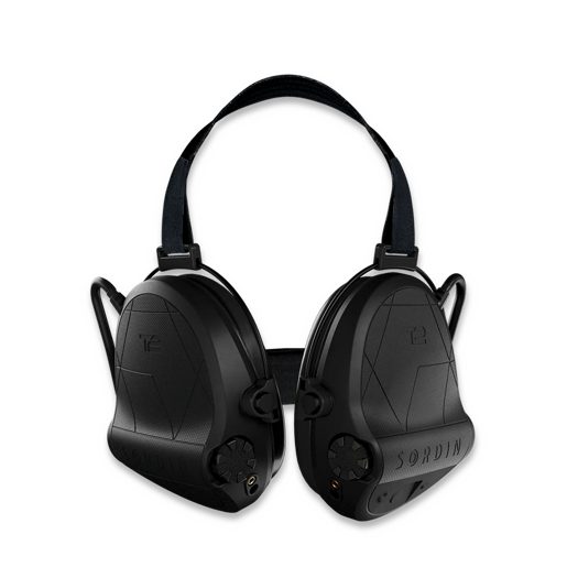 Sordin Supreme T2 Neckband 耳あて, black 303004-20P