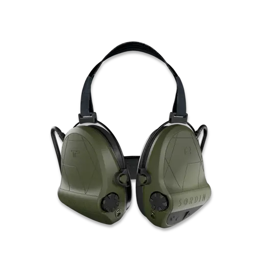 Sordin Supreme T2 Neckband 耳あて, green 303006-20P