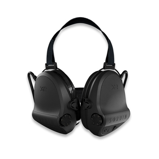 Ausu aizsargi Sordin Supreme X2 Neckband Gel, black 301004-20G