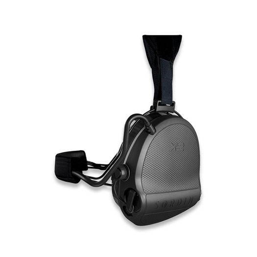 Sordin Supreme X2 Neckband Gel earmuffs, black 301004-20G