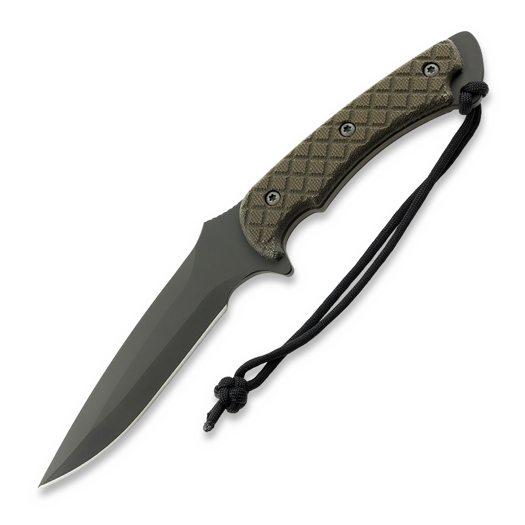 Spartan Blades Ares, Black/Green, Black Kydex