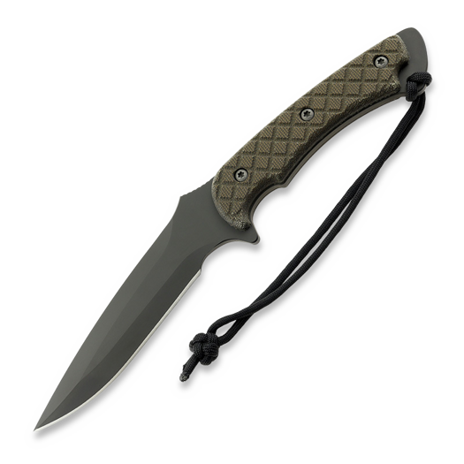 Spartan Blades Ares, Musta/Vihreä, Musta Kydex