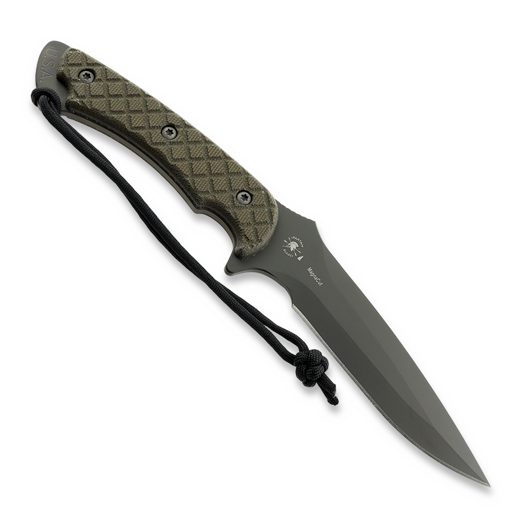 Spartan Blades Ares, Black/Green, Black Kydex