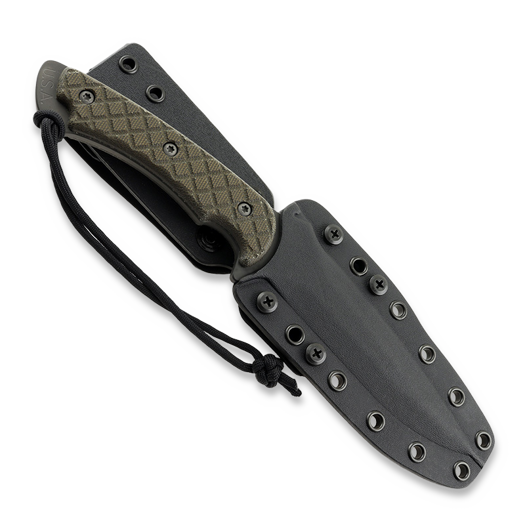 Spartan Blades Ares, Musta/Vihreä, Musta Kydex
