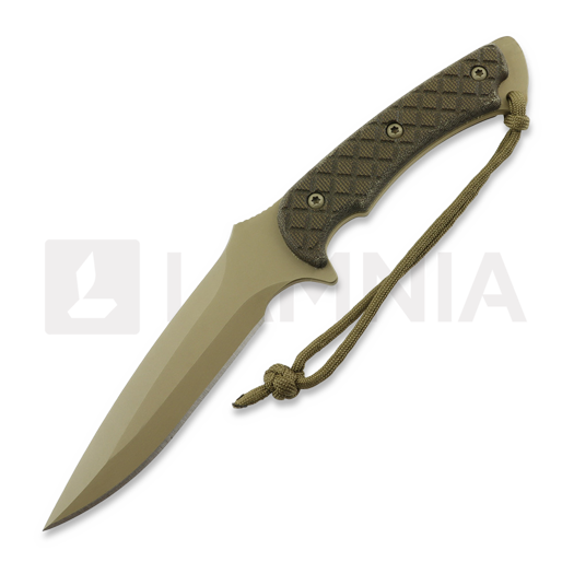Spartan Blades Ares סכין, FDE/Green, Tan Kydex