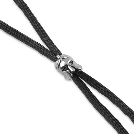 Spartan Blades Black Lanyard with Spartan Helmet Bead
