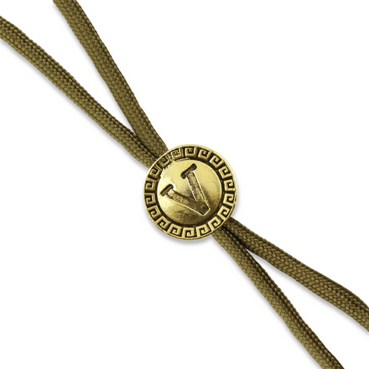 Spartan Blades Coyote Lanyard with Shield Bead