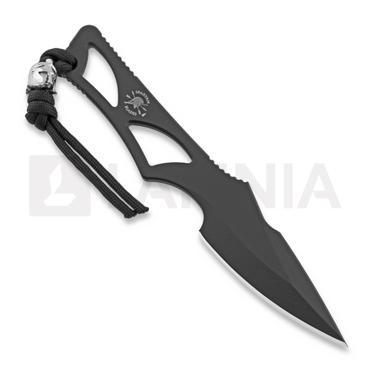 Faca de pescoço Spartan Blades Enyo S45VN, preto