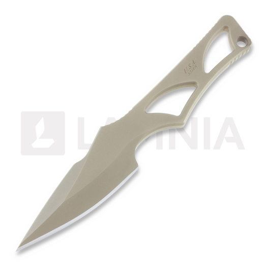 Шийний ніж Spartan Blades Enyo S45VN, desert earth