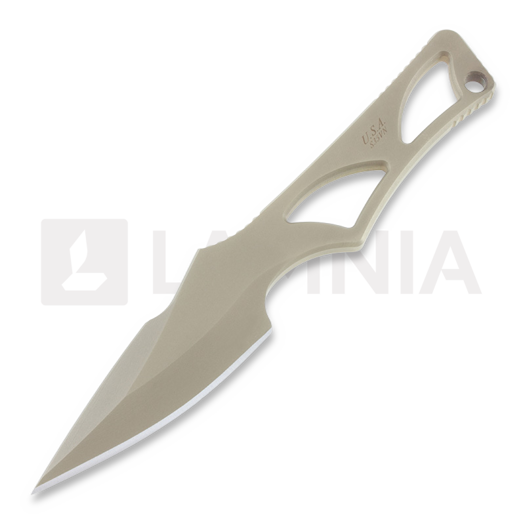 Spartan Blades Enyo S45VN 넥 나이프, desert earth