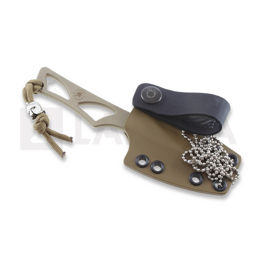 Шейный нож Spartan Blades Enyo S45VN, desert earth