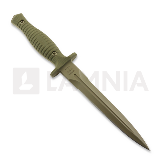 Spartan Blades George V-14 단검, FDE/Green, Tan Kydex