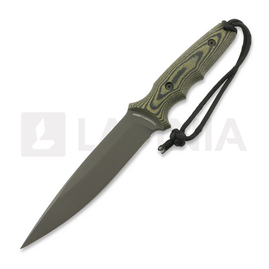 Spartan Blades Harsey Clandestina 칼, Black/Camo, Black Kydex